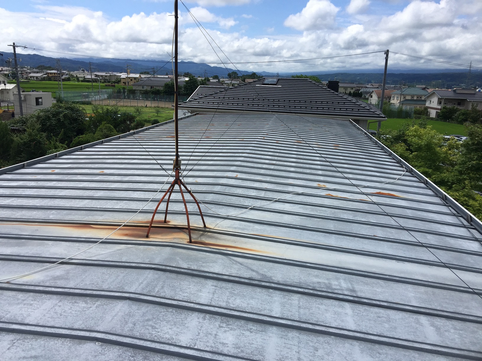 心木無し瓦棒屋根の撤去 新規立平屋根葺き替え 前編 屋根 雨樋 外壁工事の望月建築板金