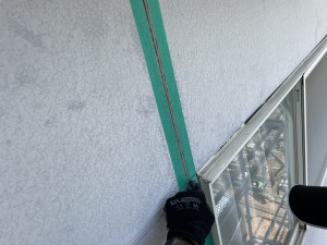 マスキングテープ貼り