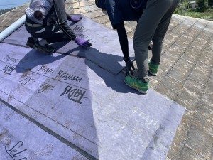 ルーフィング敷設